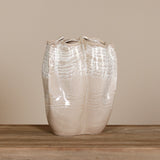 Vaza decorativa Lotus, crem, 22x30 cm - SIMONA'S COLLECTION Vaza decorativa Lotus, crem, 22x30 cm - SIMONA'S COLLECTION
