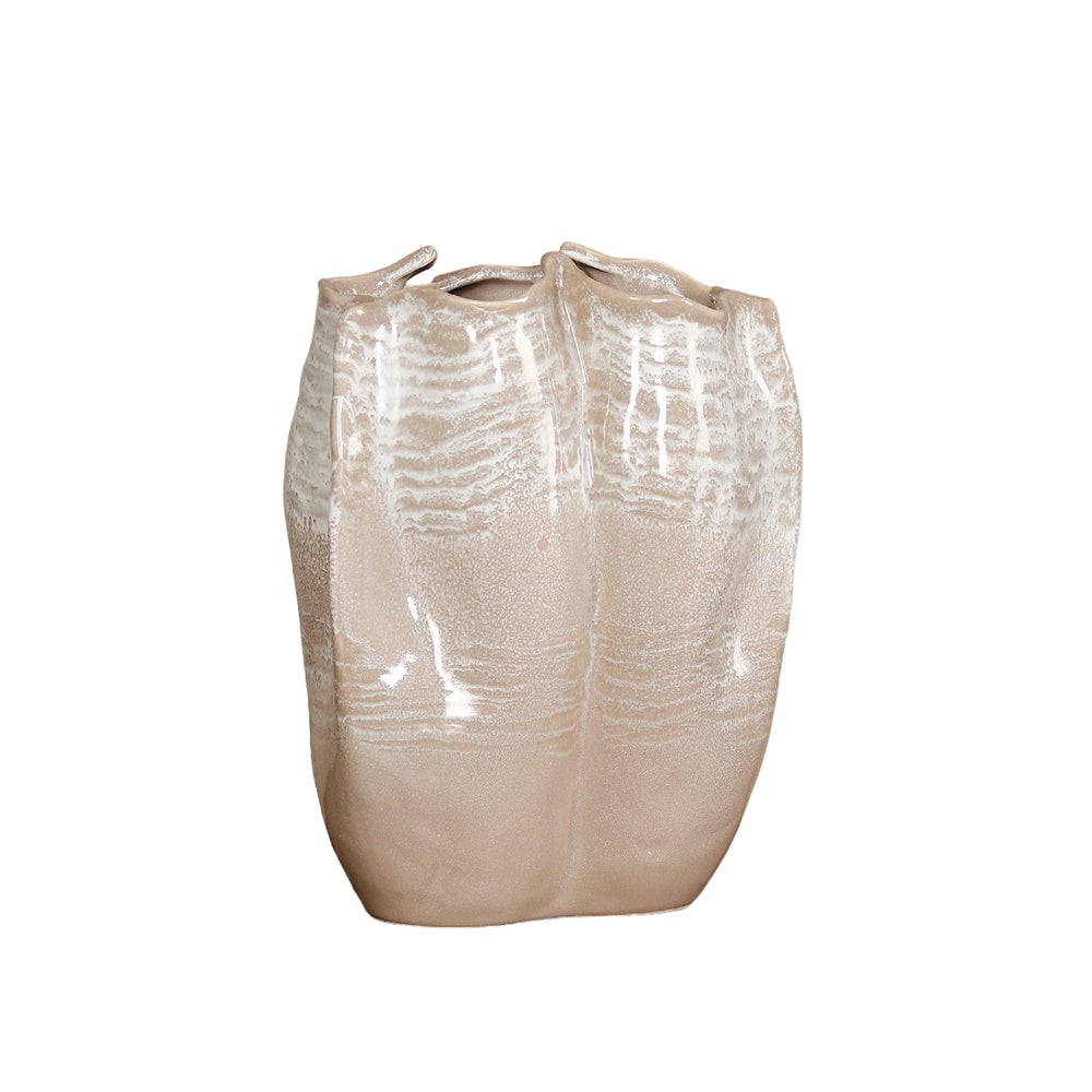 Vaza decorativa Lotus, crem, 22x30 cm - SIMONA'S COLLECTION Vaza decorativa Lotus, crem, 22x30 cm - SIMONA'S COLLECTION