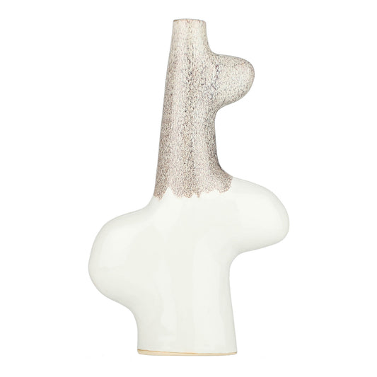 Vaza din ceramica, bej, 30 cm, Reagisco - SIMONA'S COLLECTION