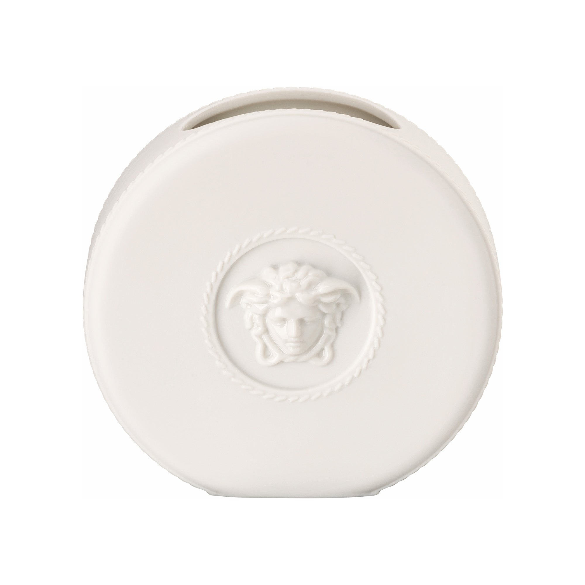 Vaza din portelan, 10 cm, La Medusa Mini White - VERSACE Vaza din portelan, 10 cm, La Medusa Mini White - VERSACE