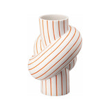 Vaza din portelan, 12 cm, Node Stripes Mango by Martin Hirth - ROSENTHAL Vaza din portelan, 12 cm, Node Stripes Mango by Martin Hirth - ROSENTHAL
