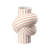 Vaza din portelan, 12 cm, Node Stripes Mango by Martin Hirth - ROSENTHAL Vaza din portelan, 12 cm, Node Stripes Mango by Martin Hirth - ROSENTHAL