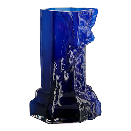 Vaza din sticla cristalina, Deep Blue, 35 cm, Rocky Baroque by Hanna Hansdotter - KOSTA BODA