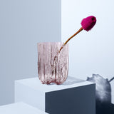 Vaza din sticla, Pink, 27 cm, Crackle by Asa Jungnelius - KOSTA BODA Vaza din sticla, Pink, 27 cm, Crackle by Asa Jungnelius - KOSTA BODA