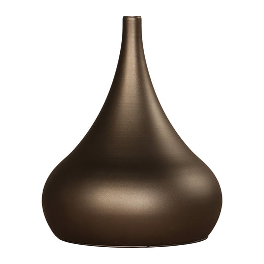 Vaza metalica Drop, antracit, 40 cm, SIMONA'S COLLECTION