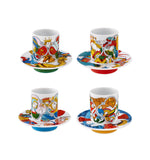 Set 4 cesti de espresso si farfurii Portugese Odyssey - VISTA ALEGRE