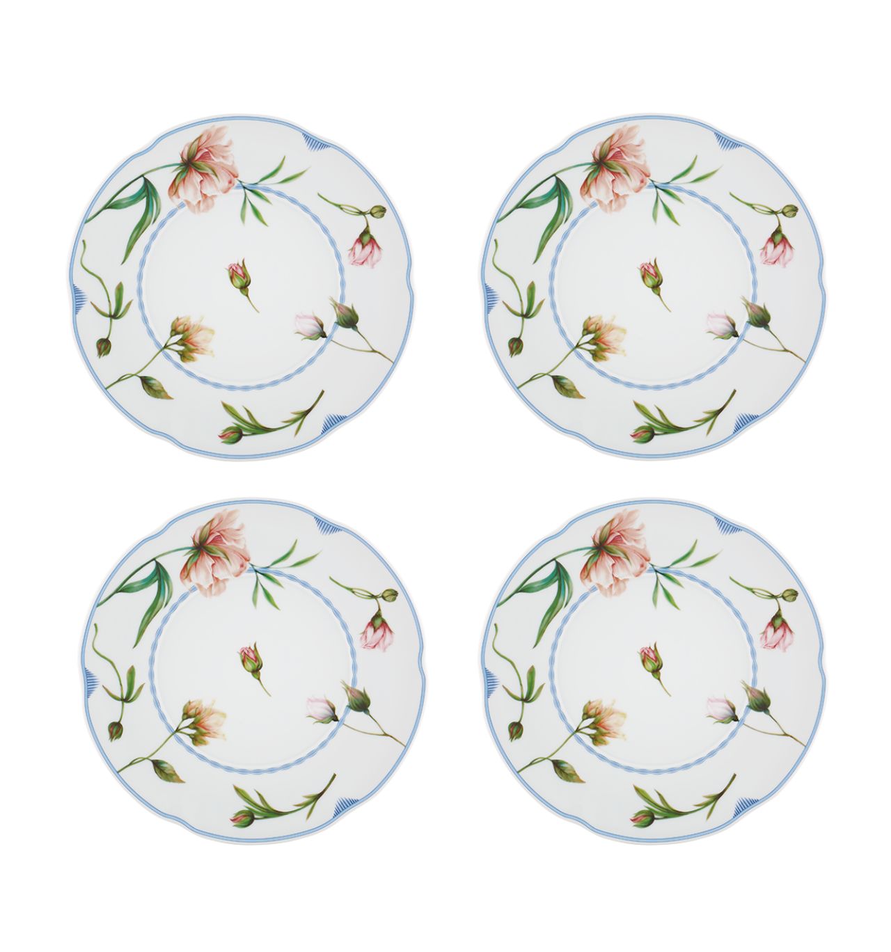 Set 4 farfurii pentru desert, 23 cm, Bridgerton - VISTA ALEGRE