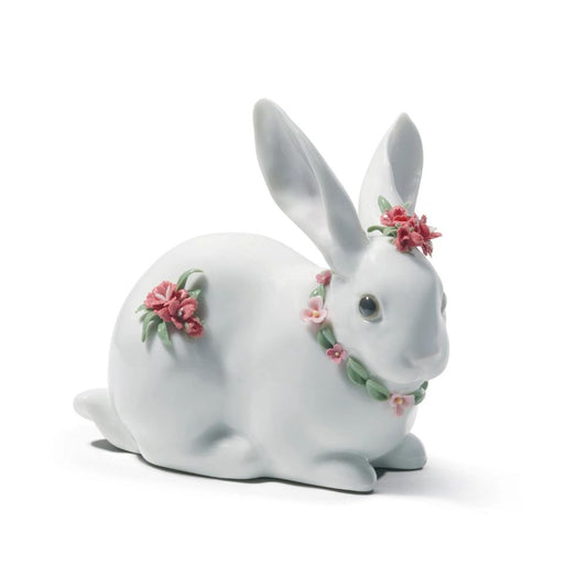 Sculptura din portelan, Attentive Bunny by Fulgencio Garcia - LLADRO