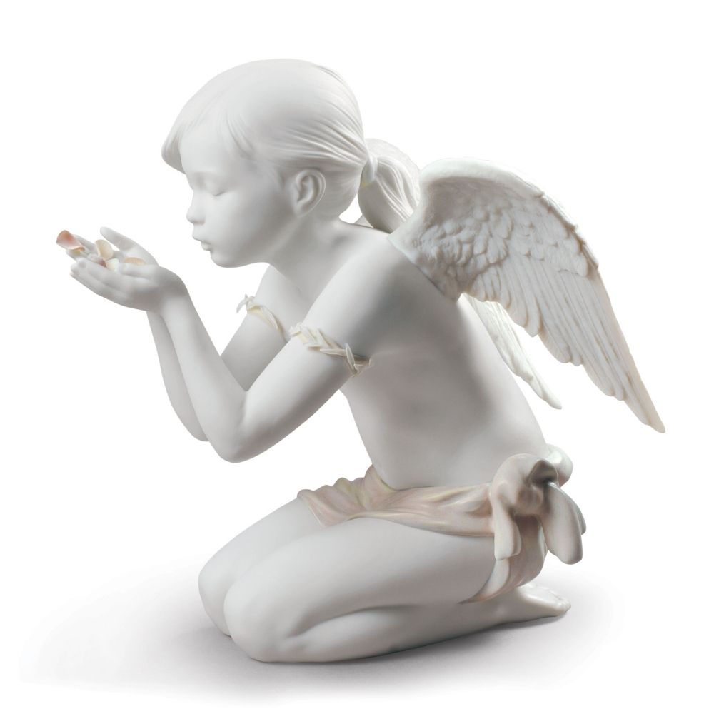 Sculptura din portelan, A Fantasy Breath Angel by Ernest Massuet - LLADRO