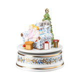 Cutie muzicala din portelan, copii dormind, 17,5 cm, Christmas Eve - HUTSCHENREUTHER