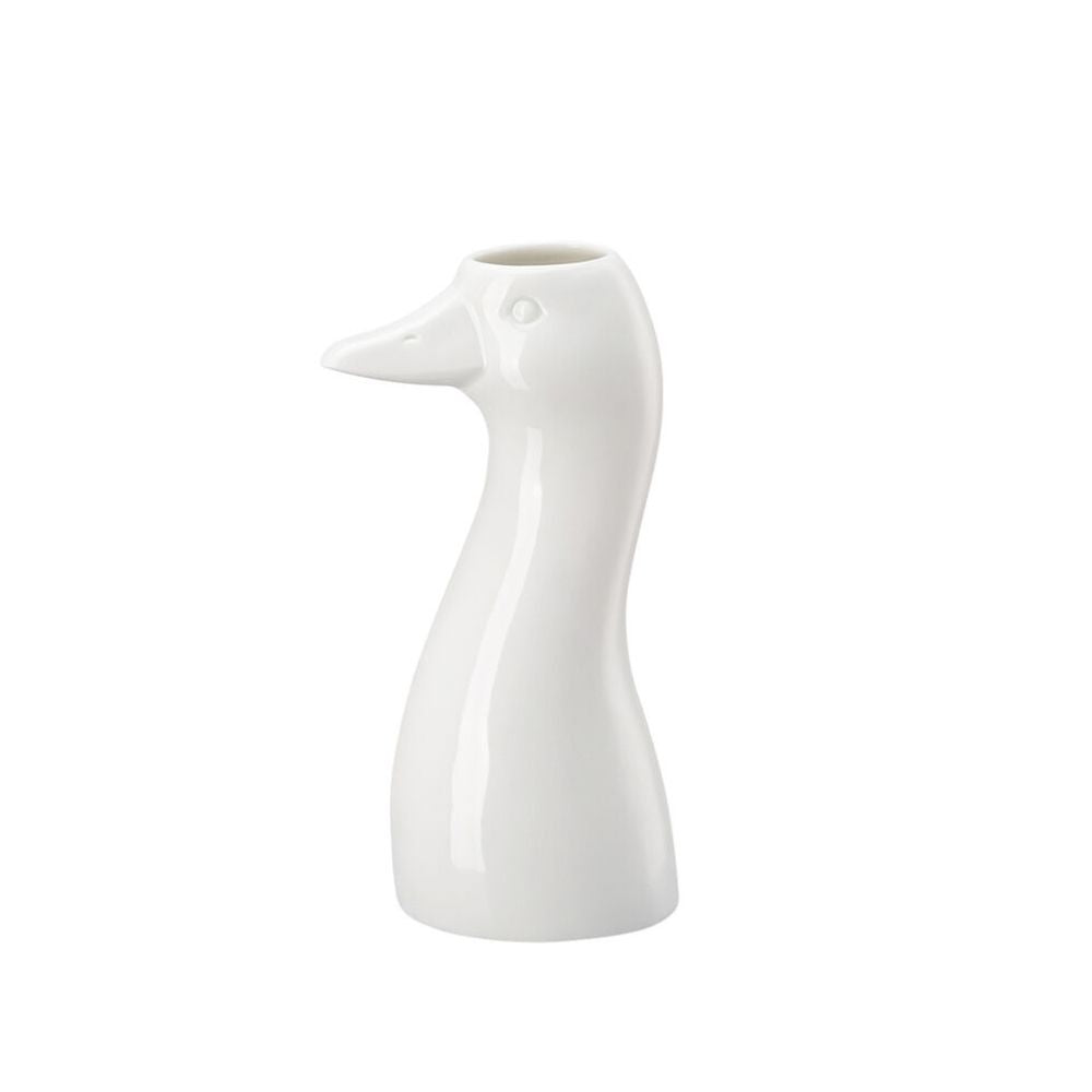 Vaza alba din portelan, 14 cm, Goose - HUTSCHENREUTHER