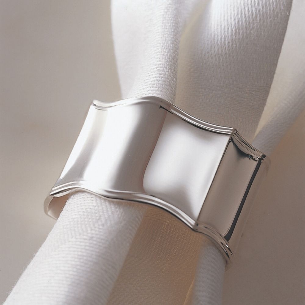 Inel pentru servet, placat cu argint, Alt-Chippendale - ROBBE & BERKING