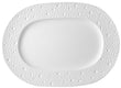 Bernardaud Ecume White platou oval mic