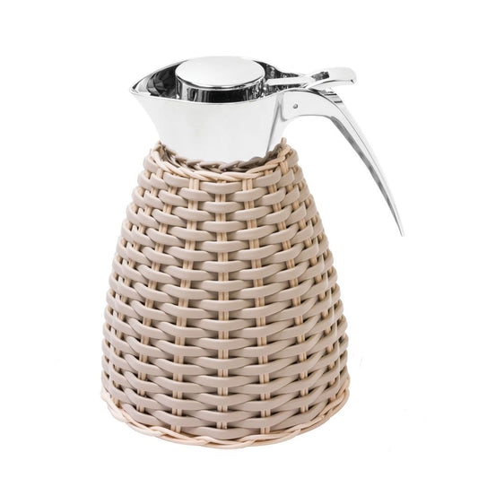 Carafa din piele & ratan, 1l, Vincennes - Giobagnara