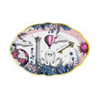 Platou oval, roz, 30.5 x 21 cm, Allegria - BACI MILANO
