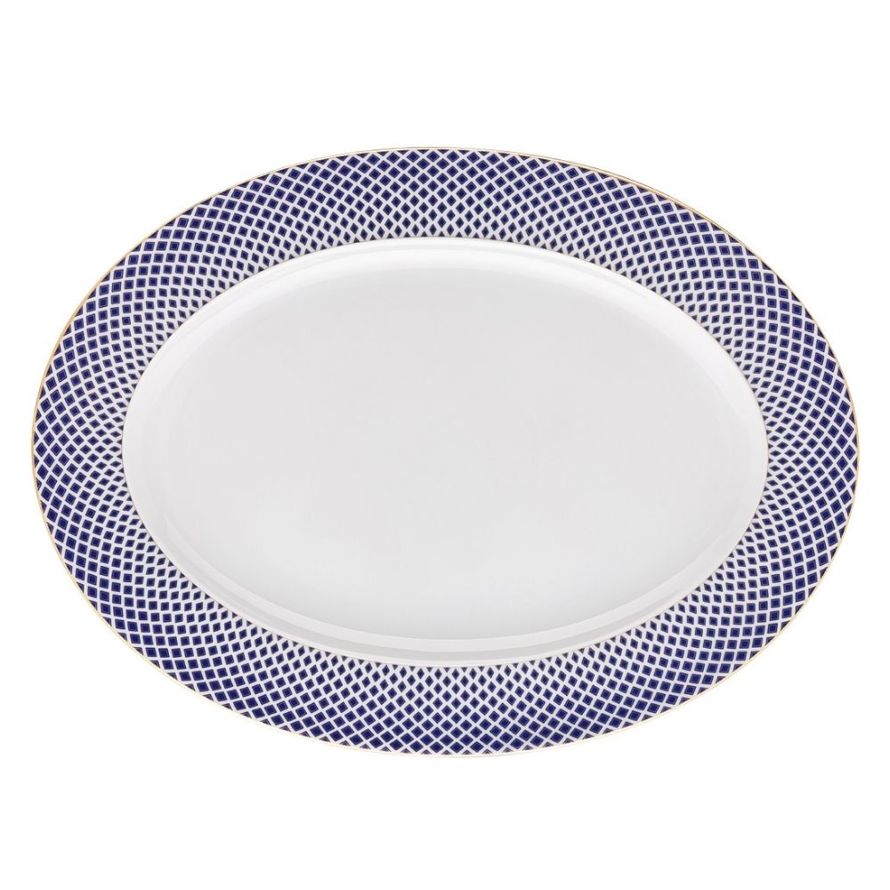 Platou oval, Francis Carreau Bleu - ROSENTHAL