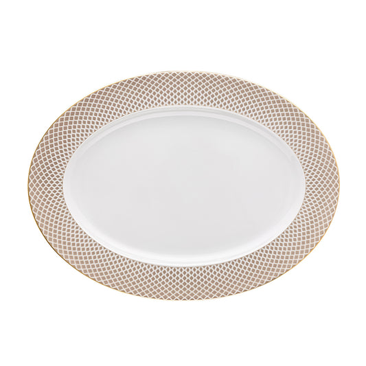 Platou oval, 40 cm, Francis Carreau Beige - ROSENTHAL