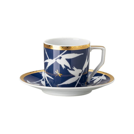 Ceasca pentru espresso si farfurie, Turandot Blue by Gianni Cinti - ROSENTHAL