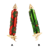Ornament pentru brad lumanare, multicolor, 13 cm - Simona's Christmas