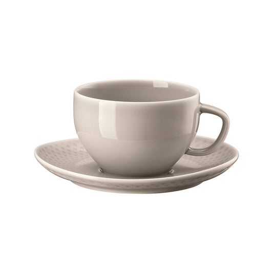 Ceasca pentru ceai si farfurie, Junto Soft Shell - ROSENTHAL