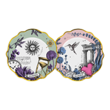 Set 6 farfurii pentru cina, portelan, 27 cm, Allegria - BACI MILANO