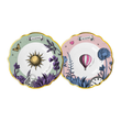 Set 6 farfurii pentru supa, portelan, 23 cm, Allegria - BACI MILANO