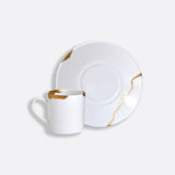 Set 6 cesti pentru espresso si farfurii, Kintsugi by Sarkis - BERNARDAUD