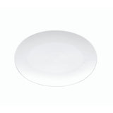 Platou oval, 25 cm, Tac Gropius White by Walter Gropius - ROSENTHAL