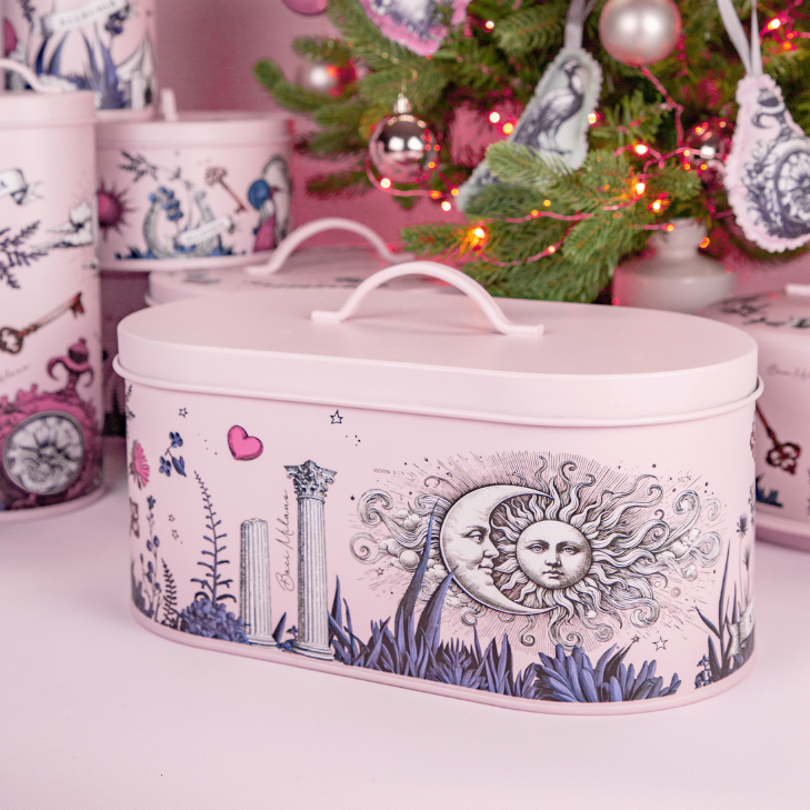 Cutie pentru paine, roz, 34 x 18 cm, Allegria -  BACI MILANO