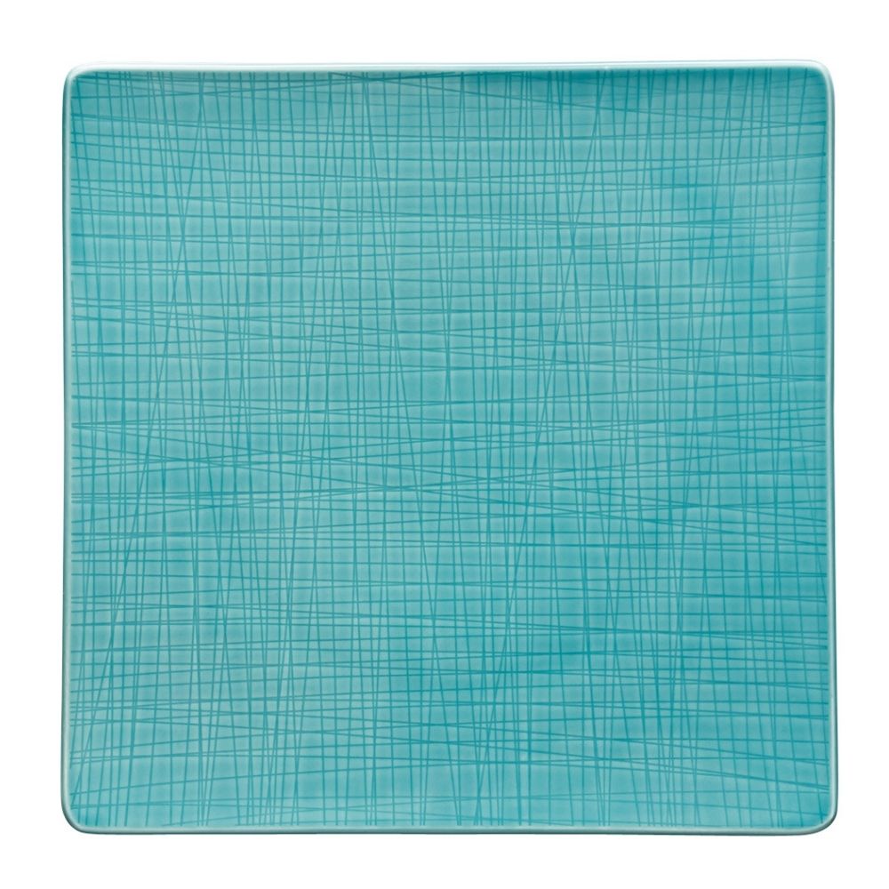 Farfurie patrata de prezentare, Mesh Aqua by Gemma Bernal - ROSENTHAL