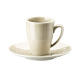 Ceasca pentru espresso si farfurie, Mesh Cream - ROSENTHAL