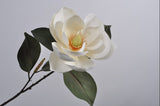 Ramura decorativa cu flori de Magnolia Alba - Silk-ka