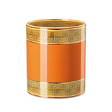 Vaza din portelan, 18 cm, Medusa Amplified Orange Coin - VERSACE