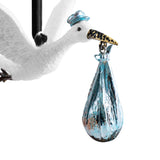 Sculptura decorativa, 12,7 cm, albastru, Stork - Michael Aram
