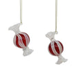 Ornament Bomboane, rosu/alb, 8 cm - SIMONA'S Christmas