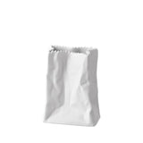 Vaza alba din portelan, 9 cm, Bag Vase - ROSENTHAL