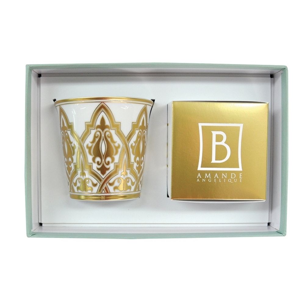 Set cadou - Pahar din portelan si lumanare, Venise - BERNARDAUD