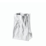 Vaza alba din portelan, 14 cm, Bag Vase White-mat - ROSENTHAL