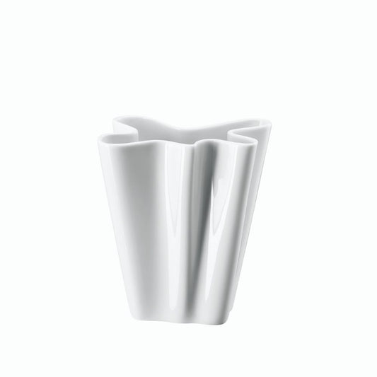 Vaza alba din portelan, 14 cm, Flux White by Harry Paul - ROSENTHAL