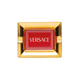 Scrumiera din portelan, 13 cm, Medusa Rhapsody Red - VERSACE