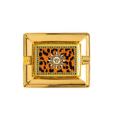 Scrumiera din portelan, 13 cm, Jungle Animalier - VERSACE