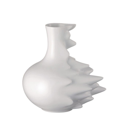 Vaza alba din portelan, 22 cm, Fast by Cedric Ragot - ROSENTHAL