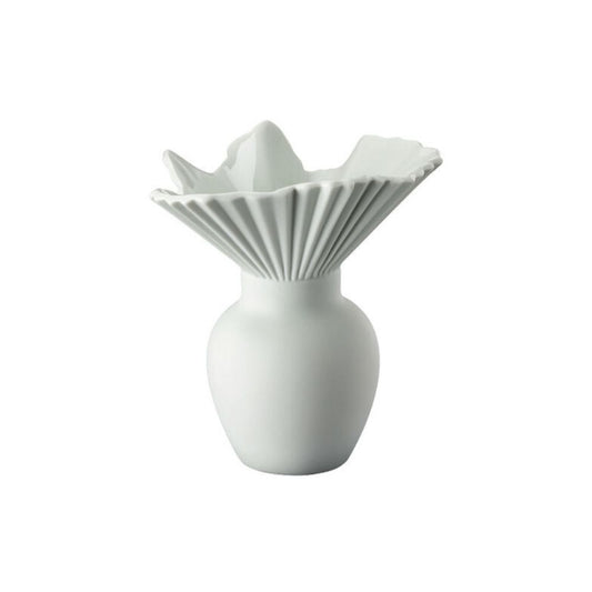 Vaza din portelan, 10 cm, Falda Sea Salt - ROSENTHAL