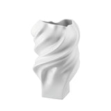 Vaza alba din portelan, 23 cm, Squall White by Cedric Ragot - ROSENTHAL