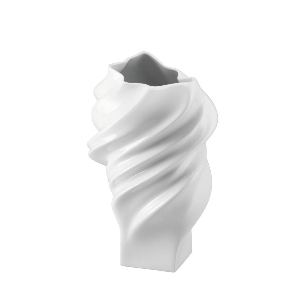 Vaza alba din portelan, 23 cm, Squall White by Cedric Ragot - ROSENTHAL