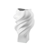 Vaza alba din portelan, 23 cm, Squall White by Cedric Ragot - ROSENTHAL