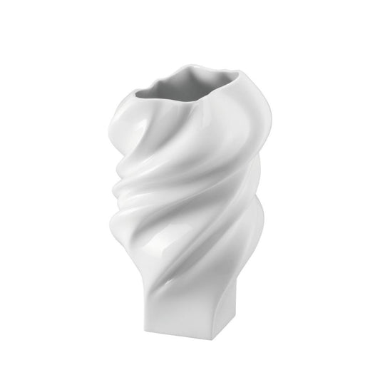 Vaza alba din portelan, 23 cm, Squall White by Cedric Ragot - ROSENTHAL