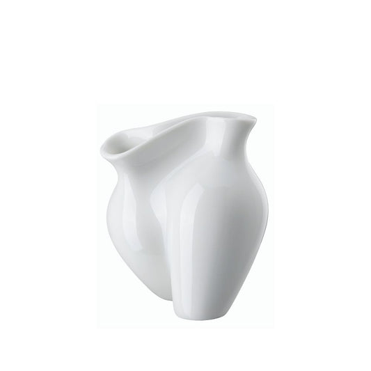 Vaza alba din portelan, 10 cm, La Chute - ROSENTHAL