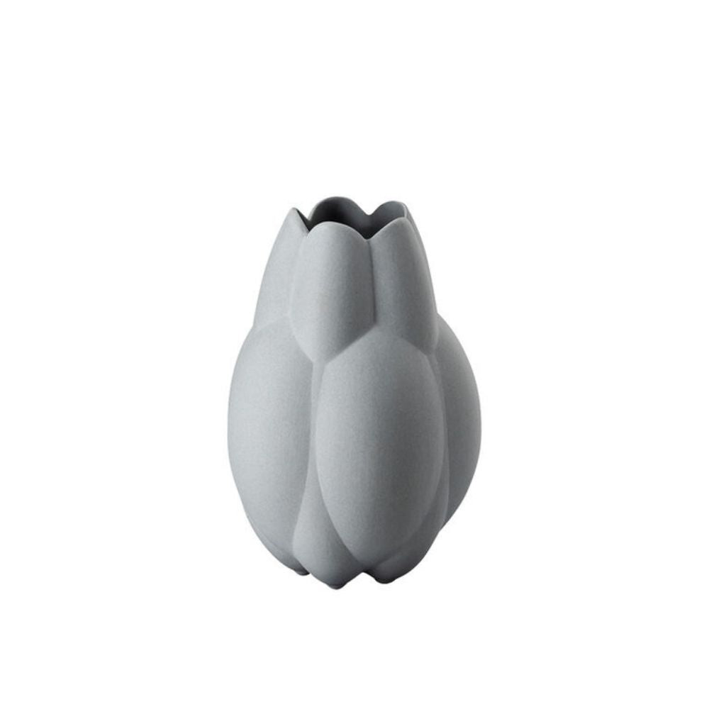 Vaza gri din portelan, 10 cm, Core Lava by Cedric Ragot - ROSENTHAL