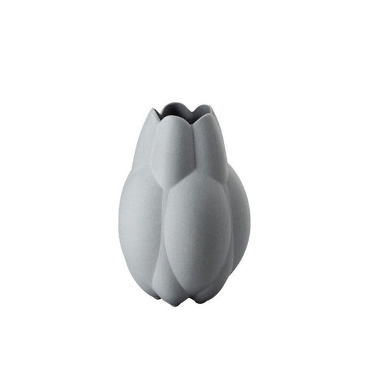 Vaza gri din portelan, 10 cm, Core Lava by Cedric Ragot - ROSENTHAL